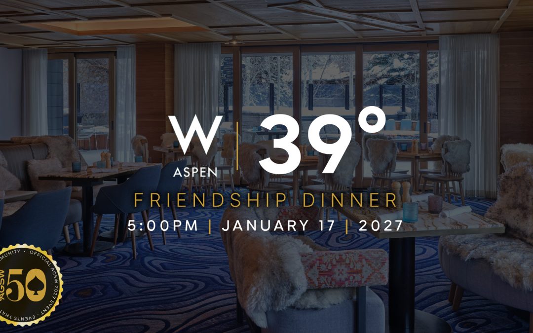 Sunday Night Friendship Dinner – 39 DEGREES